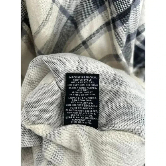 Chetta B Plaid Trapeze Dress Black & Cream Long Sleeves Removable Cowl Size Med - Picture 7 of 13